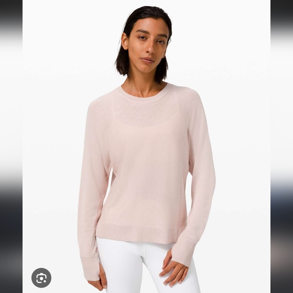 Lululemon Cashlu Knit Sweater Pink - Picture 3 of 11